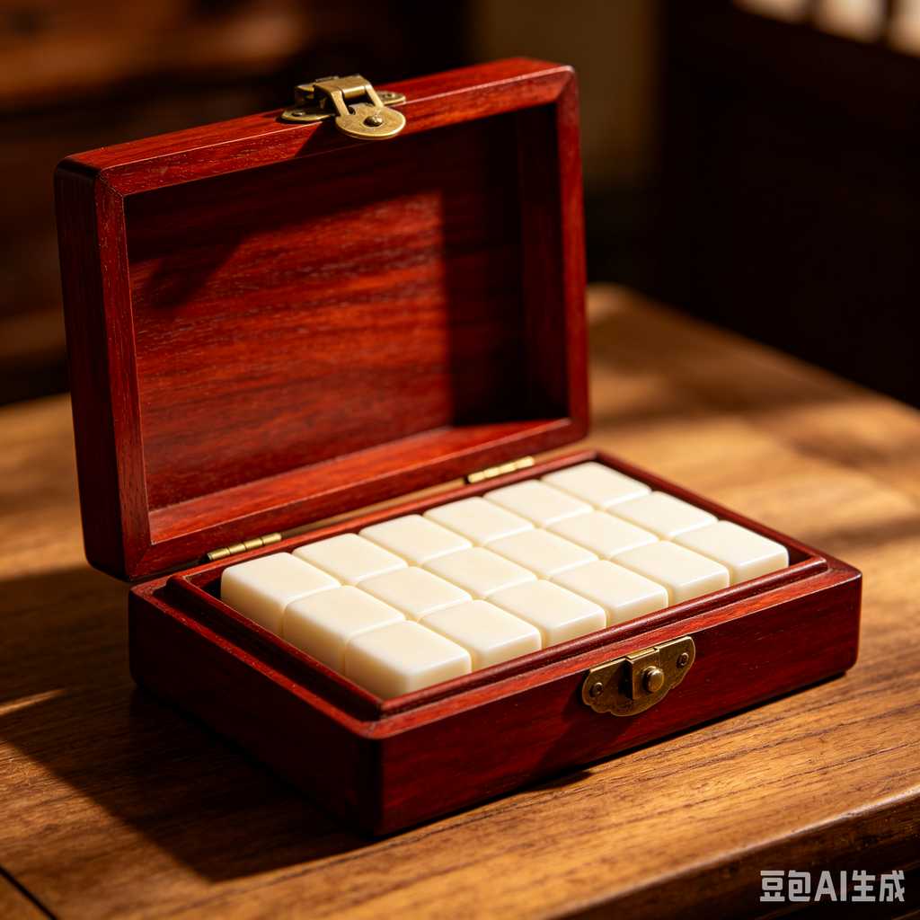 mini pocket mahjong travel set